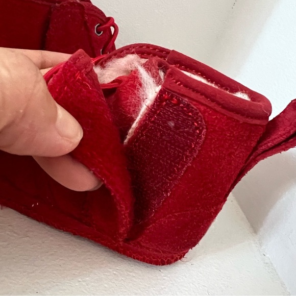 UGG Baby 02/03 Neumel Boot Samba Red Shearling Warm Winter Outdoor Wool Casual - Picture 5 of 16